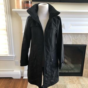 Cole Haan Petite XS black light rain coat
